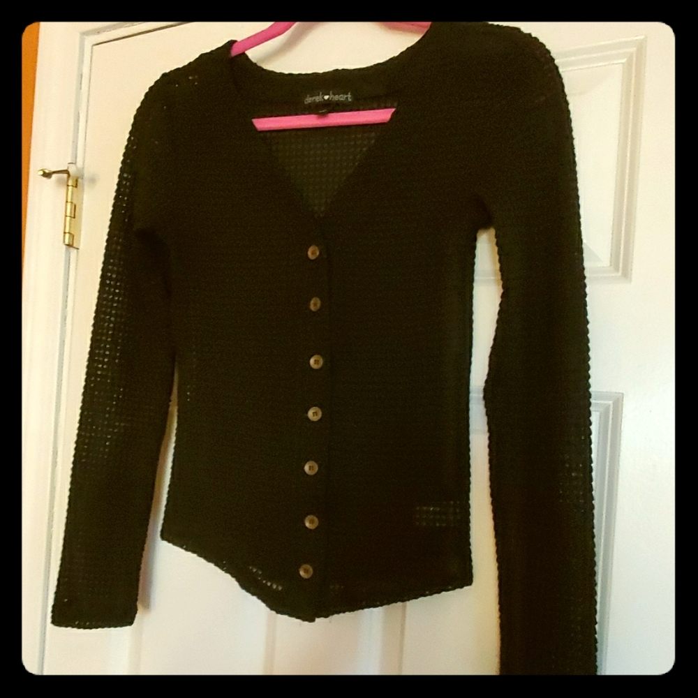 Button up long sleeve cardigan